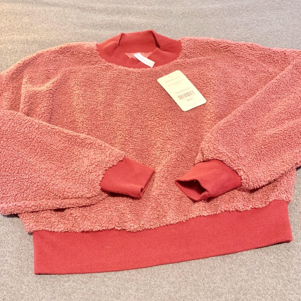 Fabletics Malia Polar Fleece Pullover NWT - Picture 1 of 10